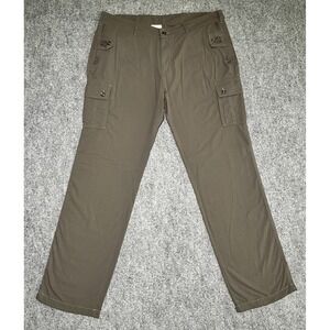 Clothing Arts Pants P Cubed Cargo Brown Pick Pocket Proof Men 38x34 Travel Nylon